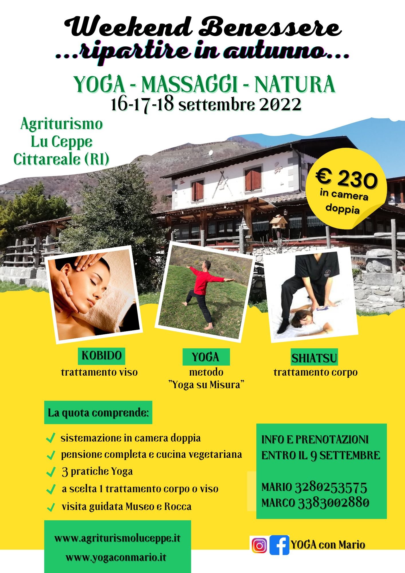 Weekend di benessere